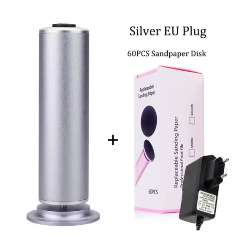 Electric Pedicure Tools Foot Care File Leg Heels Remove Dead Skin Callus Remover Feet Clean Care Machine & Replacement Sandpaper