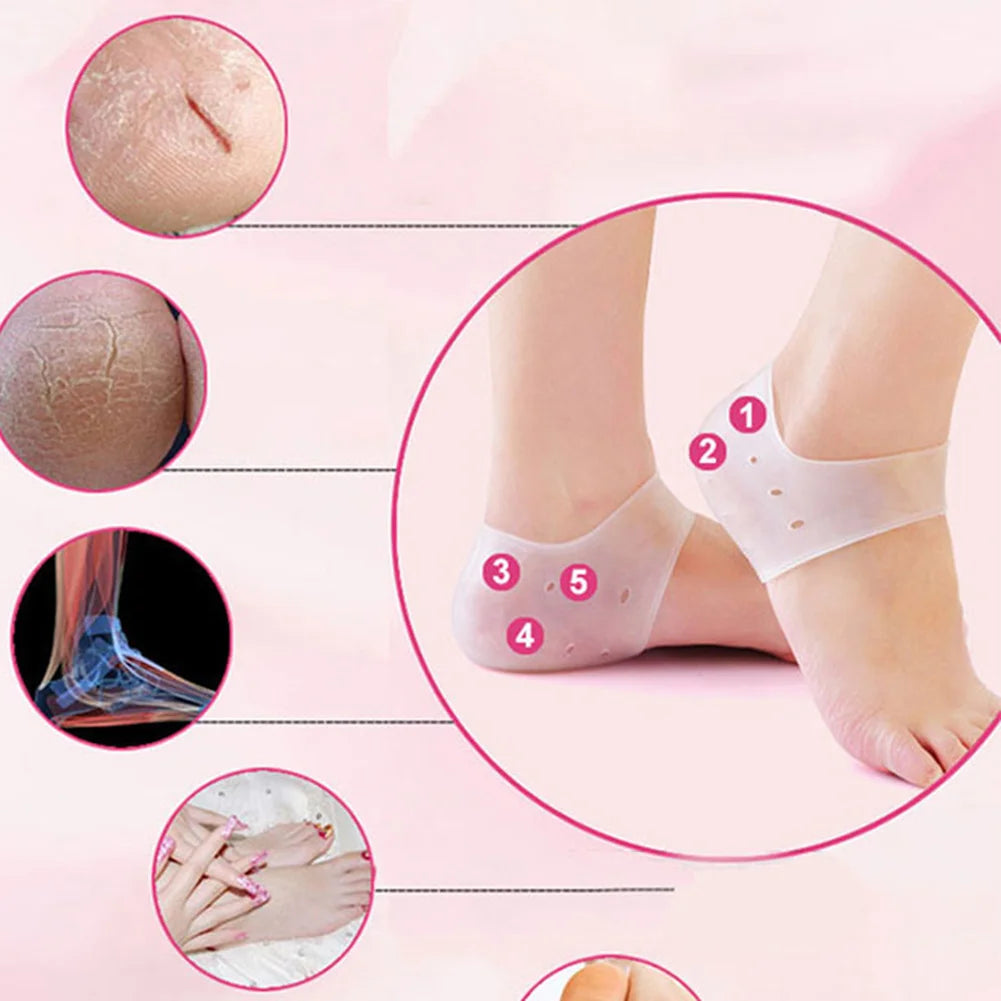 2-Pack Silicone Heel Protectors