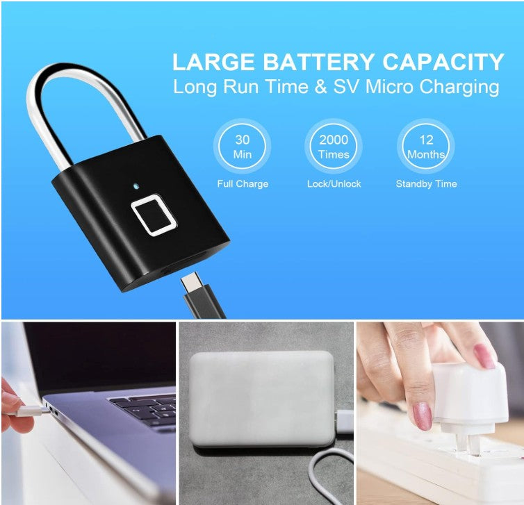 Smart Fingerprint Padlock