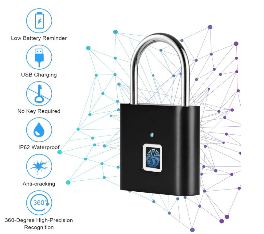 Smart Fingerprint Padlock